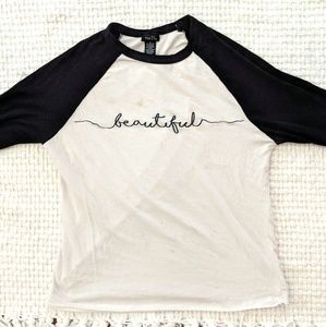 Beautiful baseball tee